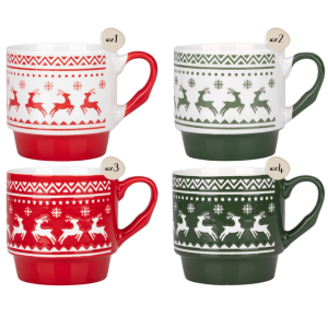 Kubek REINDEER 300ml z porcelany RAVI
